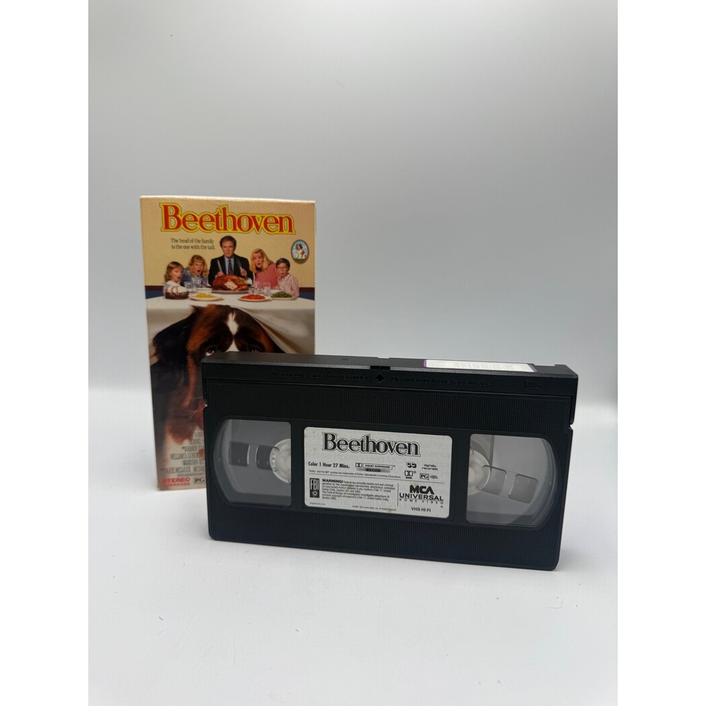 Beethoven VHS 1992 Movie Vintage MCA Universal Home Video Family Comedy 81222-3